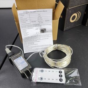 300 LED Fairy Twinkle String Lights Plug in Outdoor/Indoor Remote Waterproof New